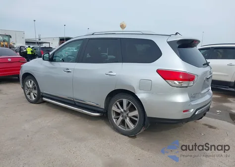2014 Nissan Pathfinder Platinum z USA, uszkodzony, nr VIN 5N1AR2MN3EC624923